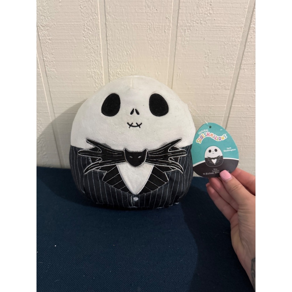 Squishmallows Disney Nightmare Before Christmas Jack Skellington Plush 8" NWT